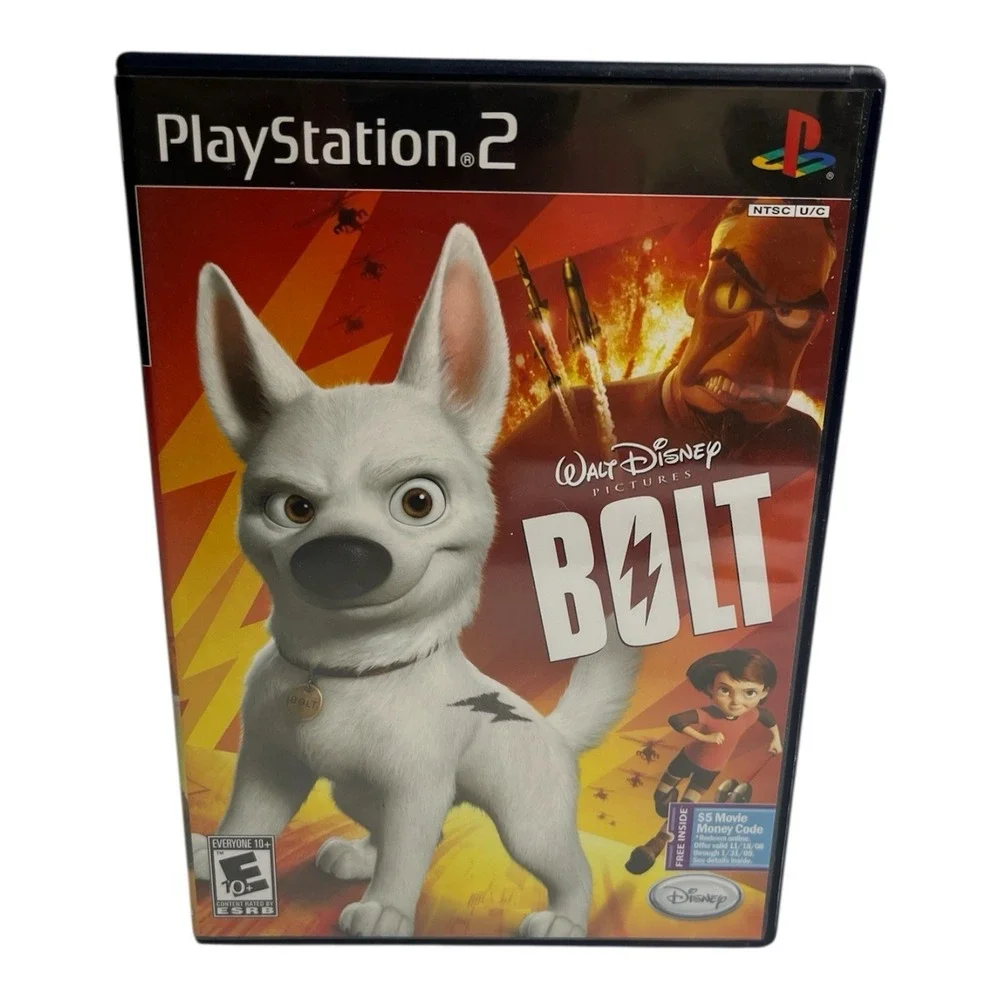 Walt Disney Bolt Sony PlayStation 2 PS2 Video Game Complete CIB Black Label